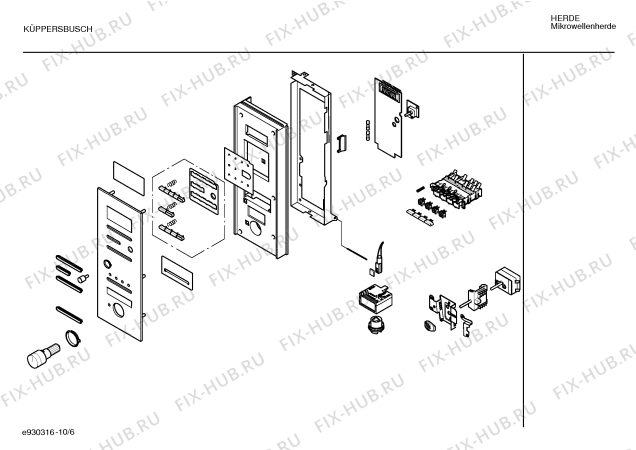 Схема №2 HF75920GB с изображением Инструкция по установке/монтажу для свч печи Siemens 00516089