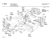 Схема №1 BHS2232 BHS22 с изображением Верхняя часть корпуса для электропылесоса Bosch 00270859