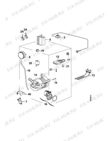 Взрыв-схема стиральной машины Faure LTC630 - Схема узла Electrical equipment 268