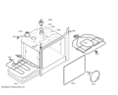 Схема №1 HB550750B с изображением Фронтальное стекло для духового шкафа Siemens 00471766