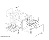 Схема №1 E1342W0 MEGA1342W с изображением Панель управления для электропечи Bosch 00438739