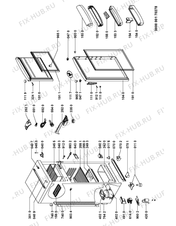 Схема №1 ARC29901 (F091978) с изображением Наставление для холодильника Indesit C00359189