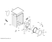 Схема №1 WM10A163DN с изображением Наклейка для стиральной машины Siemens 00621157