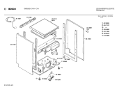 Схема №1 SMS2021JJ SMS2021 с изображением Панель для электропосудомоечной машины Bosch 00119978