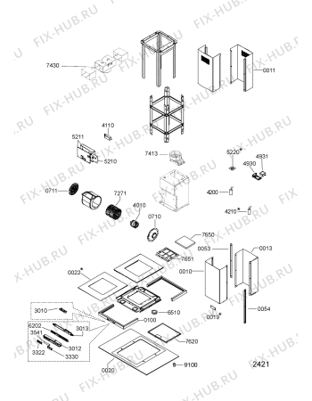 Схема №1 DDLI 5710 IBN с изображением Дымоход для электровытяжки Whirlpool 481253548032