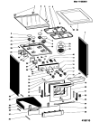 Схема №1 K3G12XU (F034422) с изображением Обшивка для плиты (духовки) Indesit C00115182