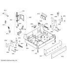 Схема №2 SGS09T06EU с изображением Рамка для посудомойки Bosch 00666364