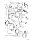 Схема №1 AWV 527 с изображением Декоративная панель для стиралки Whirlpool 481245370202