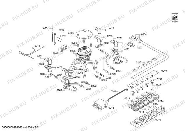 Схема плиты (духовки) Bosch PRR7A6D70D PG 75F 4G+1W STAR 4,2kw BOSCH 7s SV - Схема узла 02 Взрыв-схема плиты (духовки) Bosch PRR7A6D70D PG 75F 4G+1W STAR 4,2kw BOSCH 7s SV - Схема узла 02