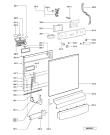 Схема №1 ADP 6516 WH с изображением Панель для посудомоечной машины Whirlpool 481245373399