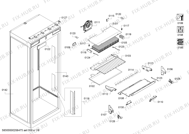 Схема №2 RC492304 Gaggenau с изображением Изоляция для холодильной камеры Bosch 00717223