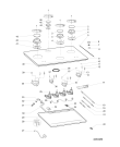 Схема №1 641DDHACF (F102195) с изображением Поверхность для плиты (духовки) Indesit C00480712