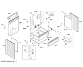 Схема №1 HES7282U с изображением Панель для духового шкафа Bosch 00681392