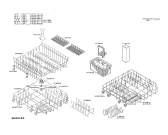 Схема №1 WG530047 с изображением Корзина для электропосудомоечной машины Bosch 00200229