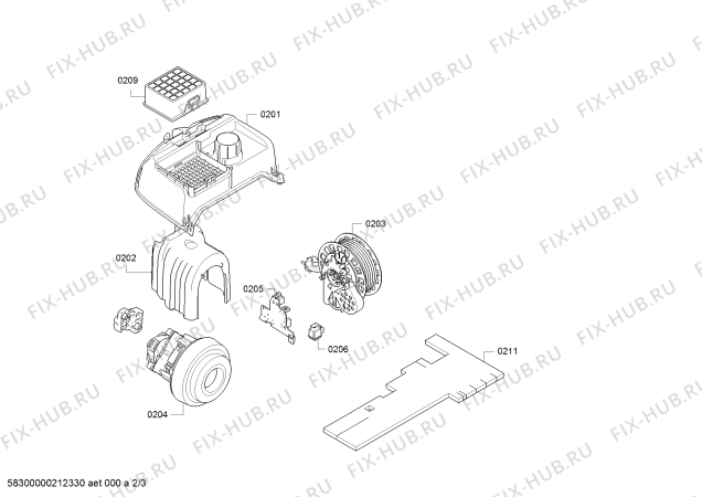 Схема №1 BGL3A338 Bosch GL-30 с изображением Крышка для мини-пылесоса Bosch 11029100