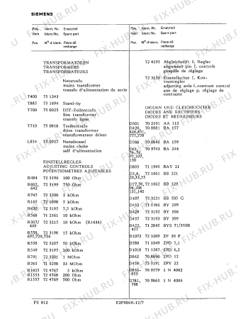 Схема №2 FS8117 с изображением Модуль для телевизора Siemens 00753018