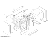 Схема №1 SN55M586EU tp3 с изображением Передняя панель для посудомойки Siemens 00791248