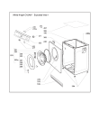Схема №1 031242A15004-C42AW с изображением Декоративная панель для сушильной машины Whirlpool 480112100907