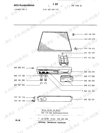 Схема №1 LAV505 N с изображением Всякое для посудомоечной машины Aeg 8996451778501