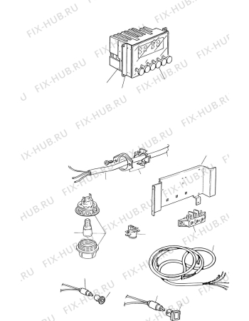 Схема №1 DMFPW с изображением Обшивка для плиты (духовки) DELONGHI 032R71935