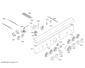 Схема №1 PRG364ELG с изображением Панель для духового шкафа Bosch 00144777