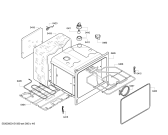 Схема №1 B14M62W3FR с изображением Панель управления для духового шкафа Bosch 00671476