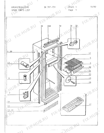 Схема №2 IK311731 с изображением Панель для холодильника Bosch 00293452
