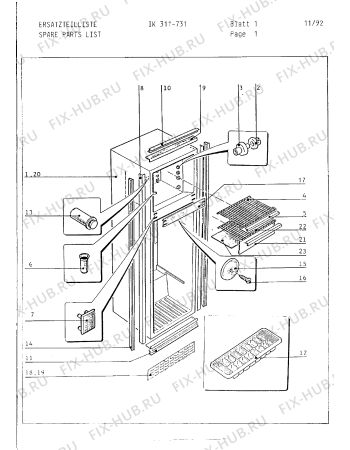 Схема №2 IK511032 с изображением Компрессор для холодильной камеры Bosch 00293764