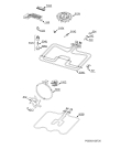 Схема №2 EEB350010M с изображением Обшивка для духового шкафа Aeg 140057065413