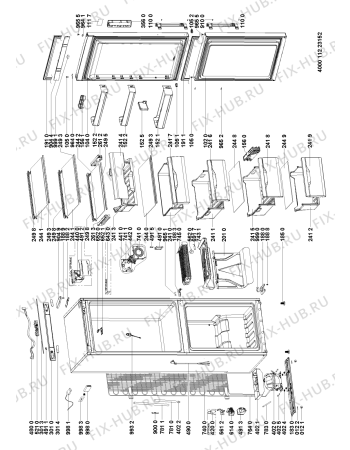 Схема №1 LH8 FF2O CH с изображением Дверца для холодильника Whirlpool 481011157714