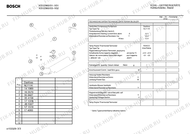 Схема №1 KSV3970 с изображением Крышка для холодильной камеры Bosch 00173878