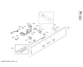 Схема №1 HB13AB521B с изображением Панель управления для плиты (духовки) Siemens 00675707