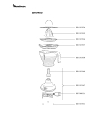 Схема №1 BKB485 с изображением Моторчик для соковыжималки Moulinex SS-192347