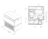 Схема №1 DC7794HPW (465265) с изображением Вешалка (подставка) для сушильного шкафа Gorenje 360901