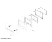 Схема №1 CN462250 с изображением Панель управления для плиты (духовки) Bosch 00685007