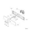 Схема №1 BMHP 4006 WH с изображением Переключатель для плиты (духовки) Whirlpool 481241028628
