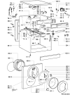 Схема №1 AWM 308 с изображением Клавиша для стиралки Whirlpool 481941258833