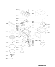 Схема №1 MD554IXH0 (F096685) с изображением Дверца для свч печи Indesit C00480451