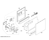 Схема №2 S35KMK17UC Kenmore Elite с изображением Внешняя дверь для посудомойки Bosch 00477892