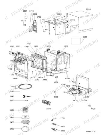 Схема №1 JT 366 SL с изображением Панель управления для микроволновки Whirlpool 482000015924