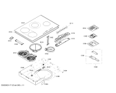 Схема №1 NET7552UC с изображением Стеклокерамика для духового шкафа Bosch 00476779