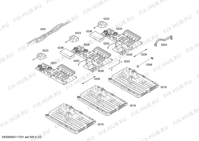 Схема №1 EH957501E inducc.siemens 90 perf+bis 5i(paellero) с изображением Стеклокерамика для духового шкафа Siemens 00476876