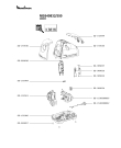 Схема №2 ME626132/350 с изображением Провод для мясорубки Moulinex SS-1530000002