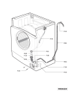 Схема №1 AWG 310 D UA с изображением Гидрошланг для стиралки Whirlpool 480111101266