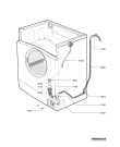 Схема №1 AWG 310 D BAL с изображением Обшивка для стиральной машины Whirlpool 480111101631