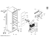 Схема №1 GSN32A23ME с изображением Дверь для холодильника Bosch 00249685