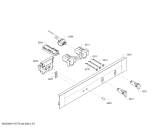 Схема №1 B85H42N3MC с изображением Панель управления для плиты (духовки) Bosch 00744680