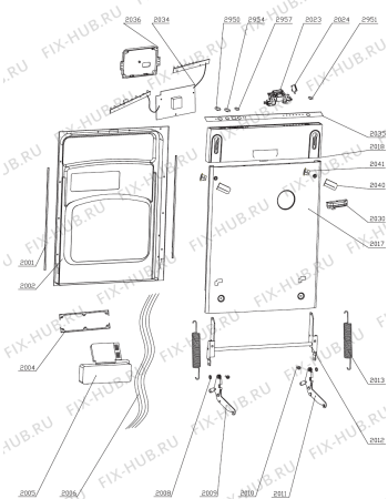 Схема №1 MV62110 (249750, WQP12-9338) с изображением Сенсорная панель для посудомойки Gorenje 262956