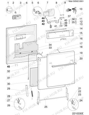 Схема №1 LIQ700TIPLUS (F037873) с изображением Электротаймер для посудомоечной машины Indesit C00140989