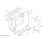 Схема №1 HB65RR660F с изображением Фронтальное стекло для плиты (духовки) Siemens 00683159